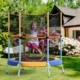 Costway toddler trampoline with net