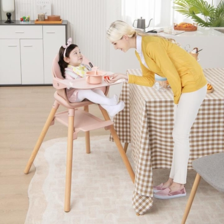 Costway baby high chair with double dishwasher safe trays