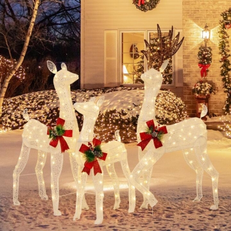 Costway 3-piece reindeer family set