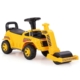 no power ride on car foot-to-floor ride on toy ride on road roller ride on push car kids construction vehicle road roller foot-to-floor sliding car sit scoot toy car with engine sound storage comportment anti-tipping block