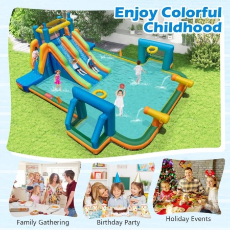 Costway inflatable water slide park