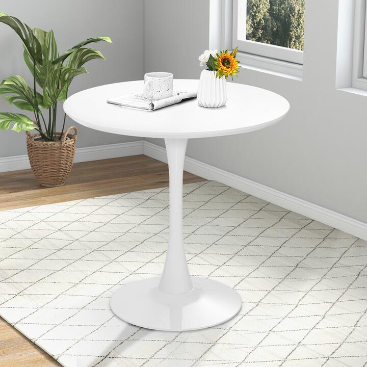 modern round dining table