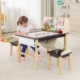 Costway kids table and 2 chairs set