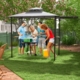 Costway grill gazebo with side awning