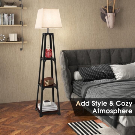 metal floor lamp