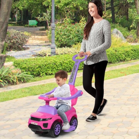 kids ride on push car