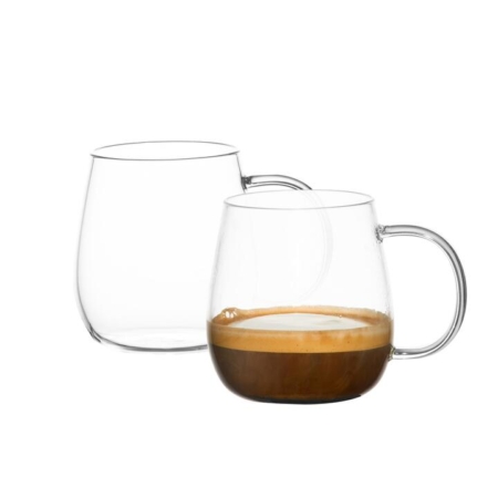 Salisbury & Co Brew Glass Mug 150ml Set of 2