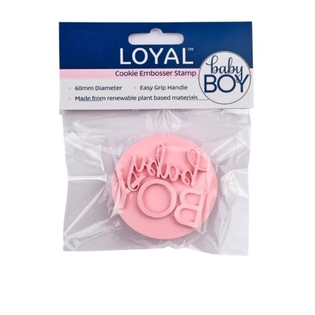 Loyal Cookie Embosser Stamp Baby Boy