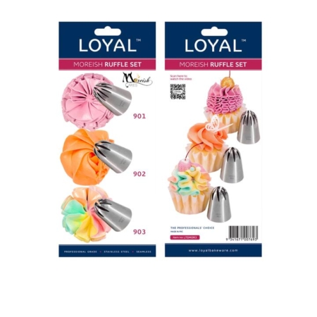 Loyal Moreish Ruffle Piping Set 3pc