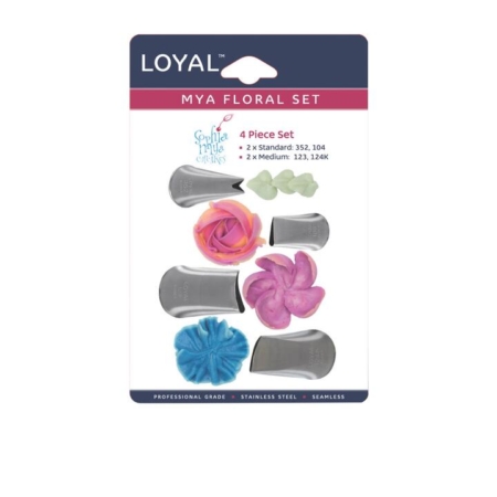 Loyal Mya Floral Piping Set 4pc