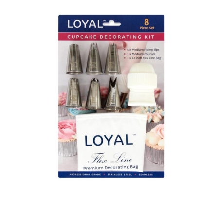 Loyal Cupcake Kit Set 8pc