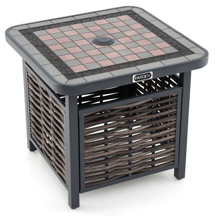 Costway patio side table