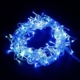 Jingle Jollys 800 LED Christmas Icicle Lights White and Blue