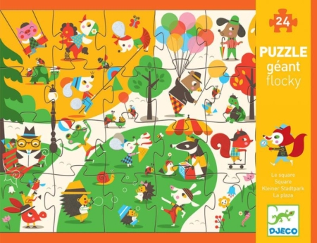 Djeco Giant Flocky Puzzle The Square 24pc