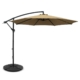 Instahut 3M Umbrella with 48x48cm Base Outdoor Umbrellas Cantilever Sun Beach Garden Patio Beige