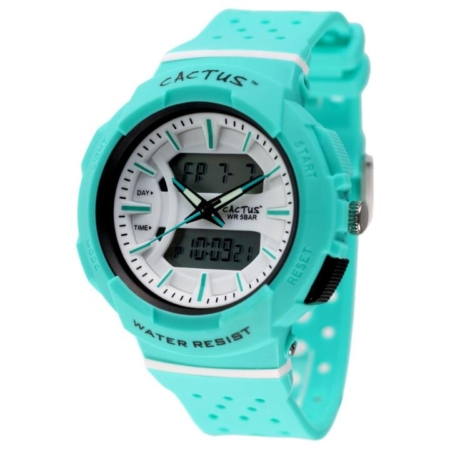 Cactus Combo Kids Digital Watch - Aqua