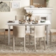 Costway rectangular dining table