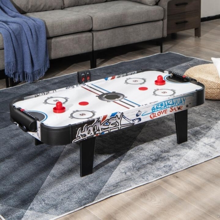 Air powered hockey table