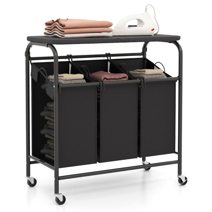 Costway laundry sorter cart