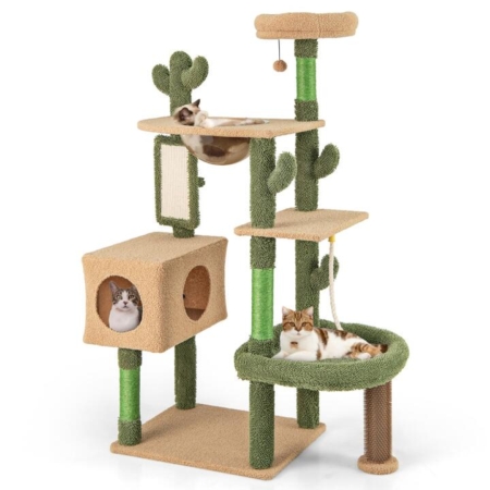 cactus cat tree for indoor cats kittens