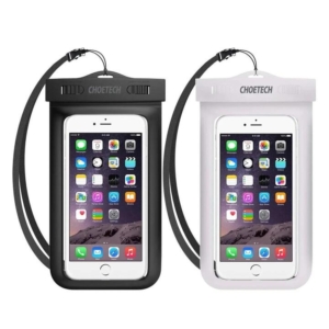 CHOETECH WPC007 Universal WaterProof Cell Phone Pouch 2-Pack Water Phone Cases Full Protection