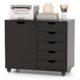 5-drawer mobile side cabinet