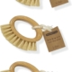Bamboo Fruit/Vegetable Scrubbing Brush (Pack of 3)