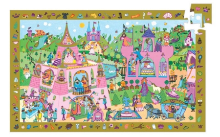 Djeco Observe Princesses Puzzle 54pc