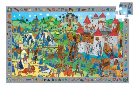 Djeco Observe Knights Puzzle 54pc