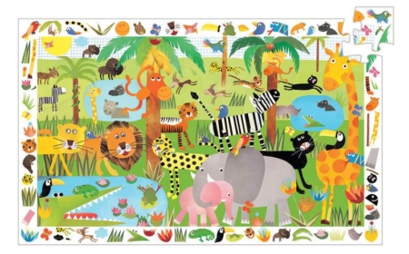 Djeco Observe Jungle Puzzle 35pc