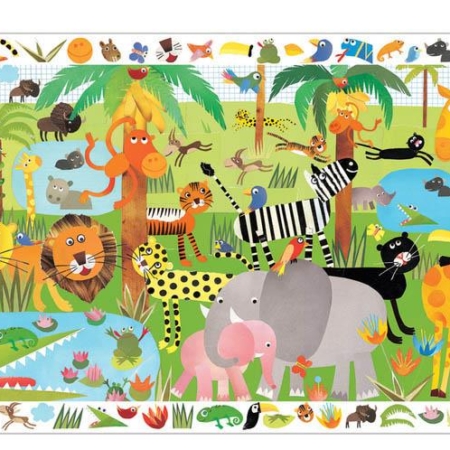 Djeco Observe Jungle Puzzle 35pc