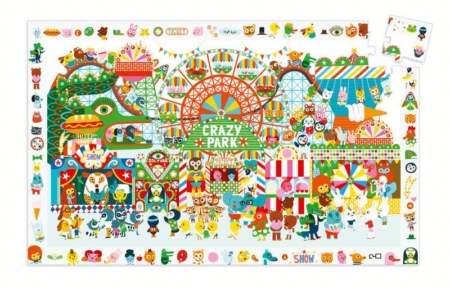 Djeco Observe Crazy Park Puzzle 35pc