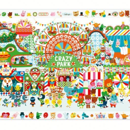 Djeco Observe Crazy Park Puzzle 35pc