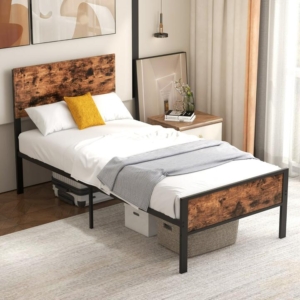 Costway single size bed frame