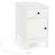 Costway side table with charging station