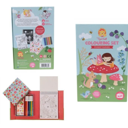 Tiger Tribe Forest Fairies Colouring Set