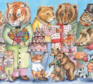 Djeco King's Party Gallery Puzzle 100pc
