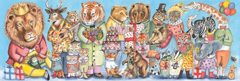 Djeco King's Party Gallery Puzzle 100pc