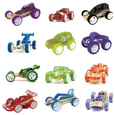 Hape Bamboo Mini Vehicles