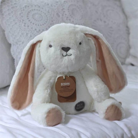 O.B Designs Huggie White Beck Bunny