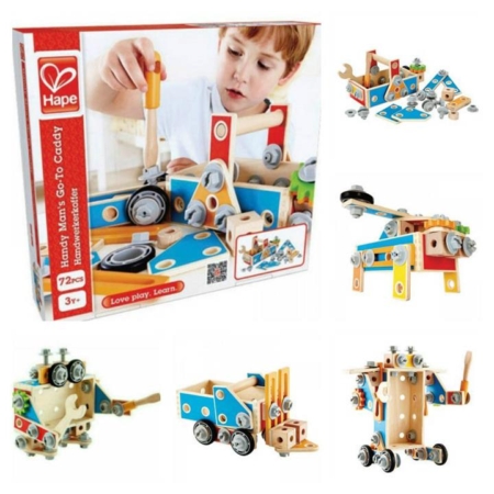 Hape Handy Man's Go To Tool Caddy