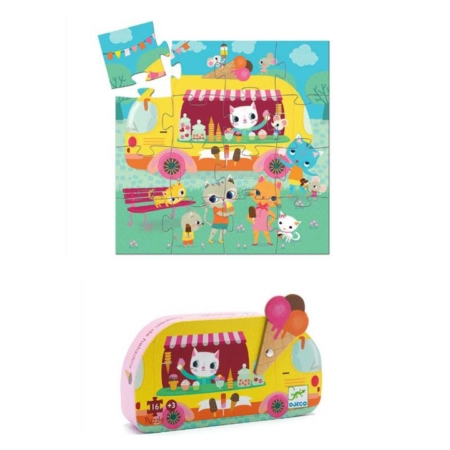 Djeco Ice cream Truck Puzzle 16pc