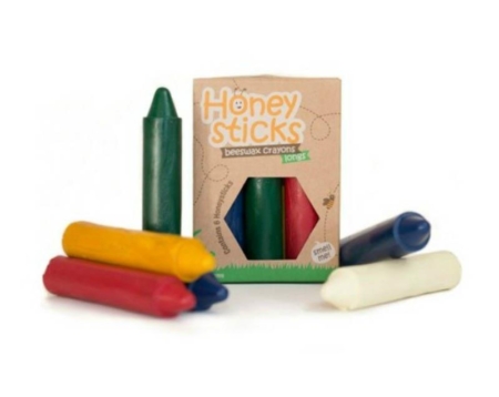 Honeysticks 100% Beeswax Crayons Longs