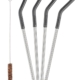 Klean Kanteen Stainless Steel Straws 4 pk Black