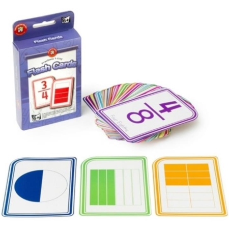 Fractions 1-11/12 Flash Cards