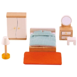 Hape All Seasons Dollhouse Master Bedroom