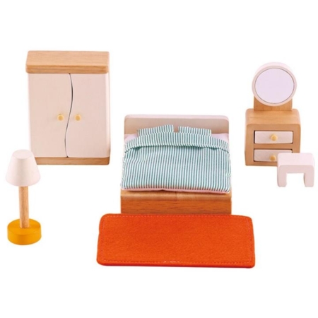 Hape All Seasons Dollhouse Master Bedroom