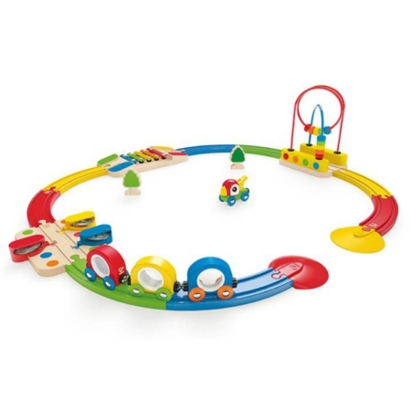 Hape Sights and Sounds Railway Train Set