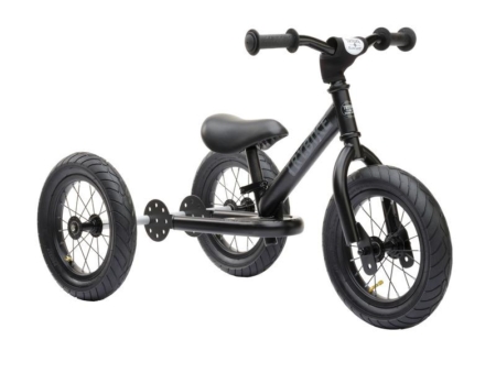 Trybike Steel Black 2 in 1 Balance Bike