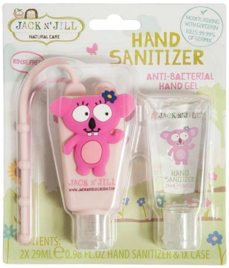 Jack N Jill Koala Hand Sanitiser 2pk and Holder